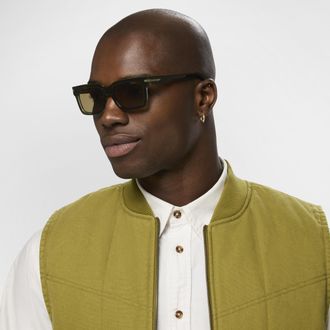 Nike Mens Crescent I Sunglasses in Green | NKEV24017-390