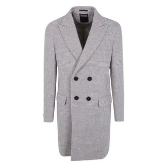 Ermenegildo Zegna Abrigo Regular - Coats - Hombre - Gris - L