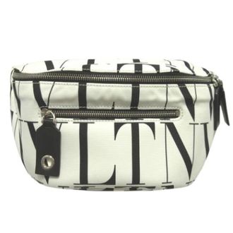 Valentino Pre-owned Canvas Fanny pack - Dames - Pre-owned - Wit - Maat: ONE Size