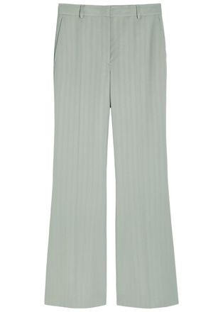 Stella McCartney Stella Mccartney Bootcut Wool Trousers - Sage - 46 (UK14 / L)
