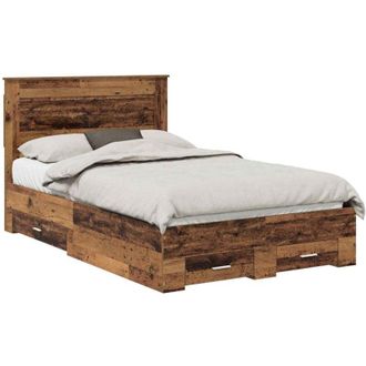 vidaXL Bed Frame with Drawer with Headboard Manual Engineered Wood vidaXL