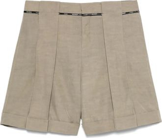 Balmain Bermuda con pieghe - Marrone