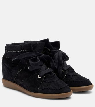 Isabel Marant Bobby suede wedge sneakers