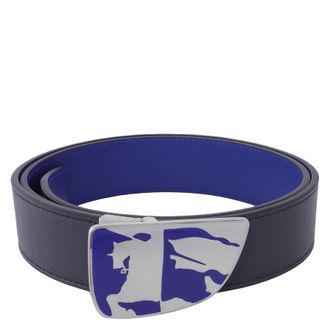Burberry Reversible Leather Shield EKD Belt, Size 100 cm