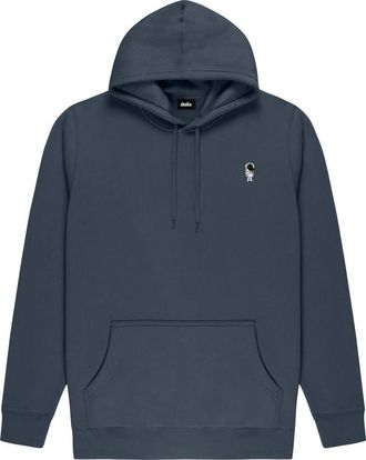 Dalix Astronaut Midweight Fleece Classic Hooded Sweatshirt in Petrol Blue at Nordstrom, Size Xx-Large