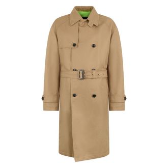 Herno Coats - Heren - Trenchcoats - Beige - L - Jassen