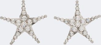 Alessandra Rich Pendientes con cristales
