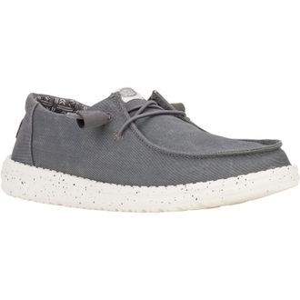 HeyDude Wendy Canvas 100% Katoen Damesschoenen Donkergrijs