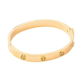 Tory Burch Brazalete Icon Hinge - Accessories - Mujer - Amarillo - XS