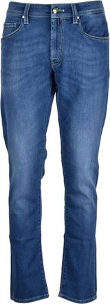 Sartoria Tramarossa Michelangelo Jeans - Heren - Regular Fit Jeans - Blauw - W40 - Katoen - Jeans