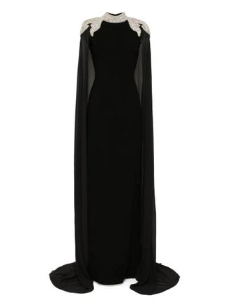 Saiid Kobeisy Embellished Crepe Kaftan