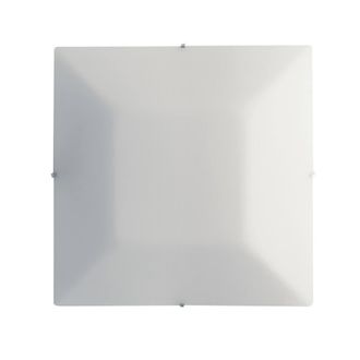 Netlighting Osiride Square Flush Ceiling Lamp White E27