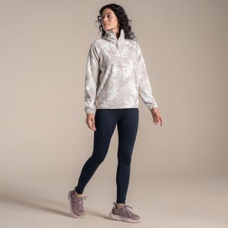 Craghoppers Dames/Dames Reedmace National Trust Half Zip Fleece Top (Sherbet Roze)