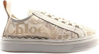 Chlo&eacute; Lauren Low Top Lace Up Sneakers, Brand Size 38 ( US Size 8 )
