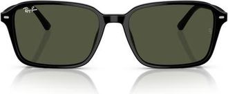 Ray-Ban 56mm Square Sunglasses in Black at Nordstrom
