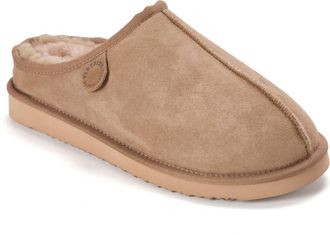 Dearfoams Fireside By Dearfoams Mens Grafton Genuine Shearling Clog