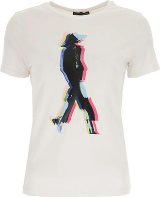 Emporio Armani Truien - Dames - T-shirts - Wit - XS - Katoen - Tops