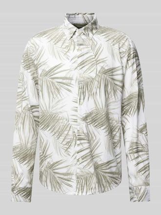 Tom Tailor Denim Relaxed Fit Freizeithemd aus Viskose-Leinen-Mix in Weiss, Gr&ouml;&szlig;e XL