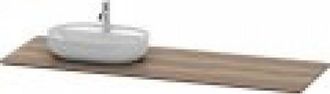Duravit Consola Duravit Luv De Madera Maciza 25x1783x595m Con Recorte A La Izquierda De Nogal Macizo