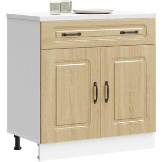 vidaXL Base da Cucina Kalmar Rovere Sonoma in Legno Multistrato - Vidaxl