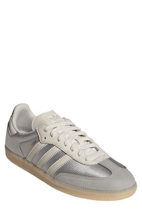 adidas Gender Inclusive Samba OG Sneaker in Grey Two/Sand Strata at Nordstrom, Size 11.5 Womens