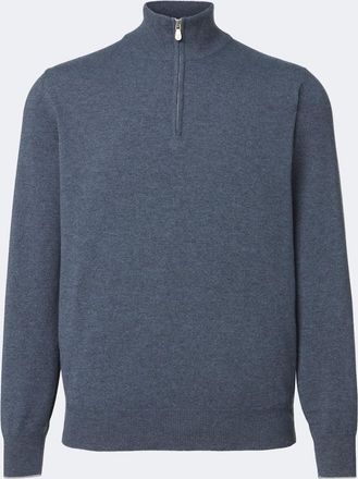 Brunello Cucinelli Jersey de cachemir con media cremallera