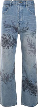 DOMREBEL Jeans Hops - Blu