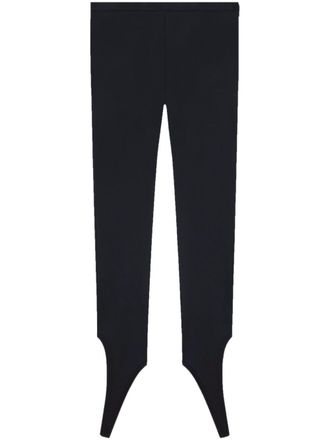 Courrèges Capri leggings - women - Polyamide/Elastane - M - Black