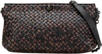Bottega Veneta Pre-owned Cross Body Bags, female, Multicolor, Size: ONE SIZE Pre-owned Leather Shoulder Bag