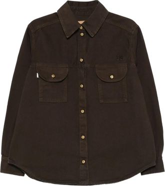 Blazé Milano Camicia Berber con tasche - Marrone