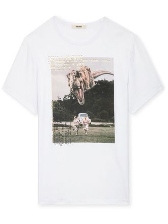 Zadig&Voltaire Ted Photoprint T-shirt - men - Organic Cotton - S - White