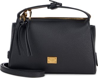 Dolce & Gabbana Womens Shoulder Bag Vittoria Leather Black