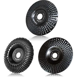 OEM Disco De Lijado Para Madera De 125 Mm, 3 Discos Para Dar Forma, Lijar Y Cortar. Discos Para Amoladora Angular -crezuo