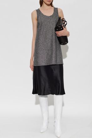 Maison Margiela Dress Made Of Combined Materials, Womens, Grey