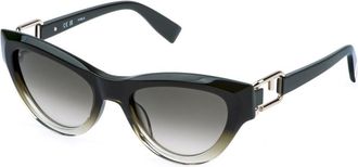 Furla SFU982 07C7 Womens Sunglasses Green Size 54