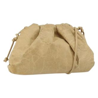 Bottega Veneta Pre-owned Cross Body Bags, female, Beige, Size: ONE SIZE Pre-owned Vintage Shoulder Bag