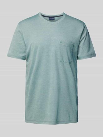 Christian Berg T-Shirt mit Brusttasche in Grass, Gr&ouml;&szlig;e XL