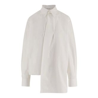 Niccol&ograve; Pasqualetti Niccol&ograve; Pasqualetti, Dames, Blouses & Shirts, Wit, Maat: M Katoen