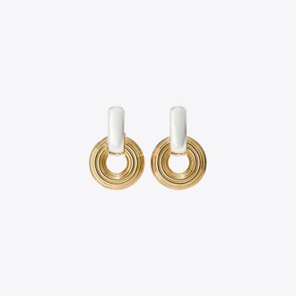 Tory Burch Womens Doorknocker Earring, One Size