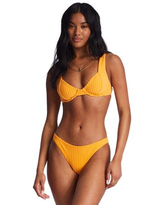 Billabong Bikini-Hose BILLABONG In The Loop Tropic, Damen, Gr. L, US-Gr&ouml;ssen, orange (bright nectar), Obermaterial: 74% Polyester, 21% Polyester, 5% Elasthan;, 