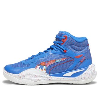 Puma Playmaker Pro Mid Dylan Bluemazing Red 379284-01