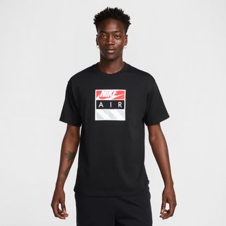 Nike Mens Nike Sportswear Max90 T-Shirt in Black | HJ0578-010