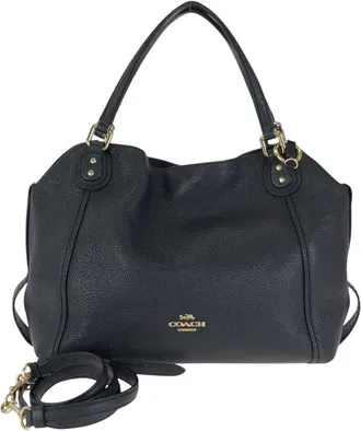 Coach Edie Leather 2way Bag