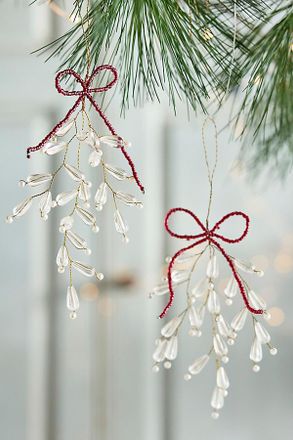 Terrain Pearly Bow Charms, Set of 2