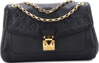Louis Vuitton Saint Germain Handbag Monogram Empreinte Leather PM shoulder bag - Nero
