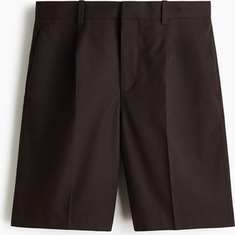 H&M Loose Fit Bermuda shorts - Dunkelbraun