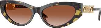 Versace Brown Gradient Cat Eye Ladies Sunglasses VE4470B 547013 56