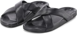 Saint Laurent Sliders, male, Black, Size: 10 US Sliders