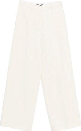 Fabiana Filippi Broek met wijde pijpen - Beige
