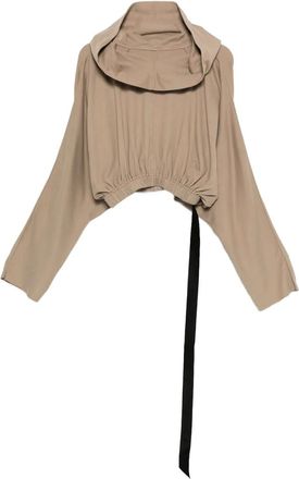 Rick Owens Felpa con cappuccio - Toni neutri